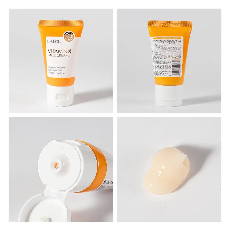 Crema Facial Vitamina C — Hidratación y Tono Uniforme con Extracto de Naranja