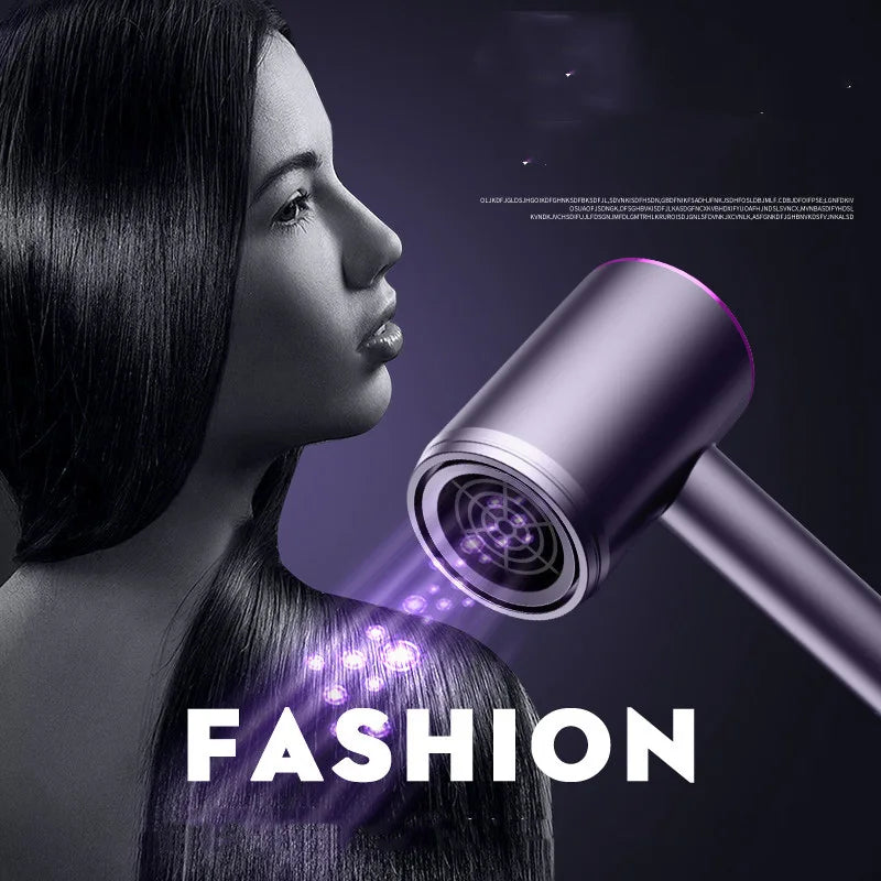 Secador de Cabello Iónico Ultra Silencioso — Secado Rápido en 59 Segundos