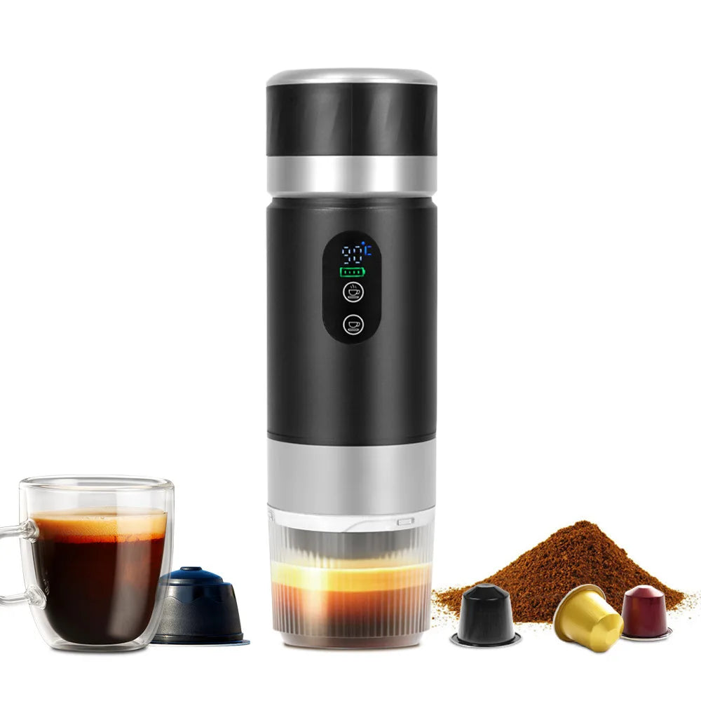Cafetera Portátil de Espresso — Prepara Café en Cualquier Lugar