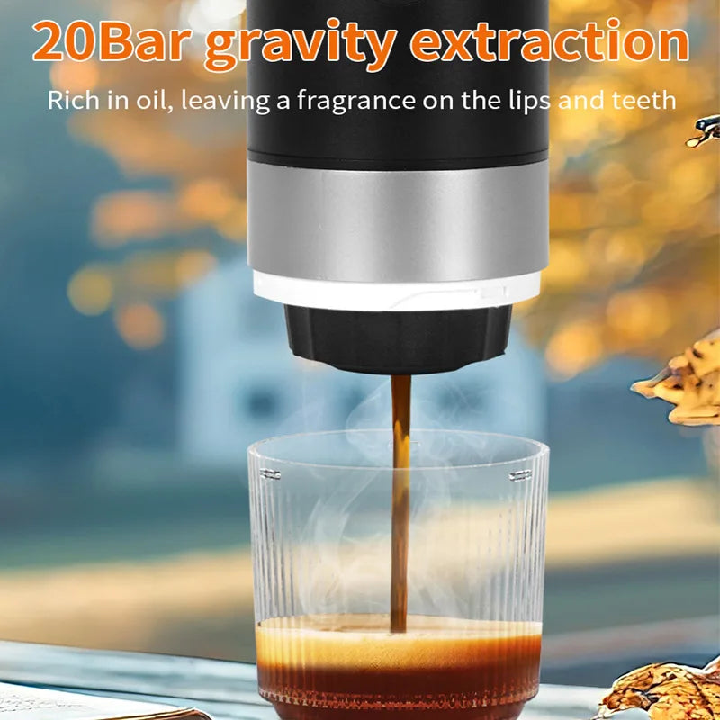 Cafetera Portátil de Espresso — Prepara Café en Cualquier Lugar