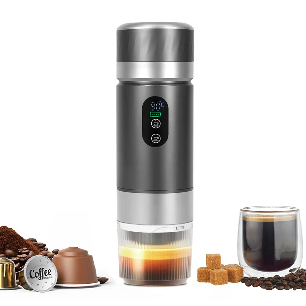Cafetera Portátil de Espresso — Prepara Café en Cualquier Lugar