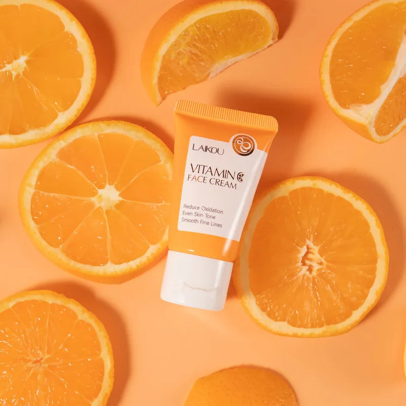 Crema Facial Vitamina C — Hidratación y Tono Uniforme con Extracto de Naranja
